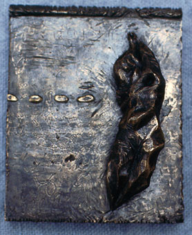 bronze relief